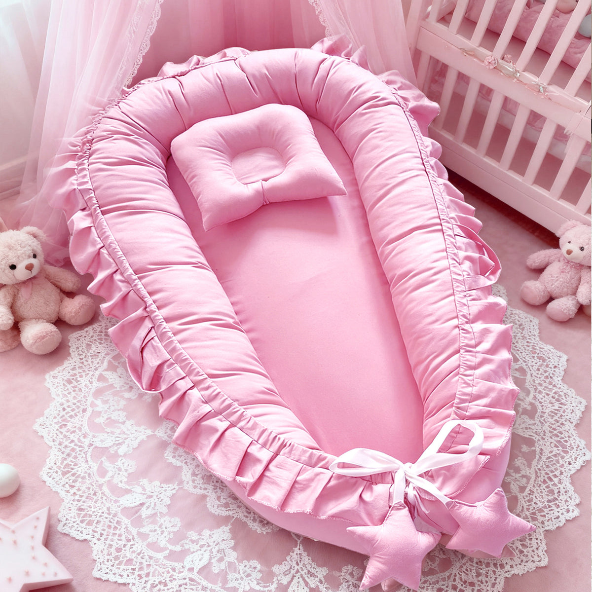 Portable Pure Cotton Baby Nest Bed