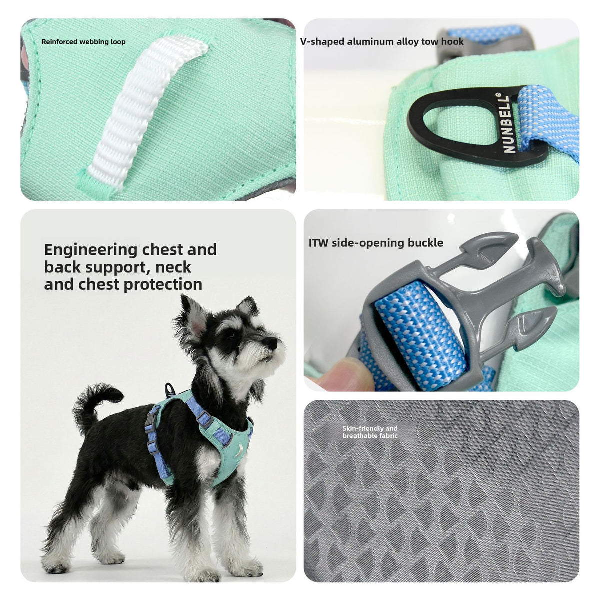 Adjustable Reflective Dog Harness