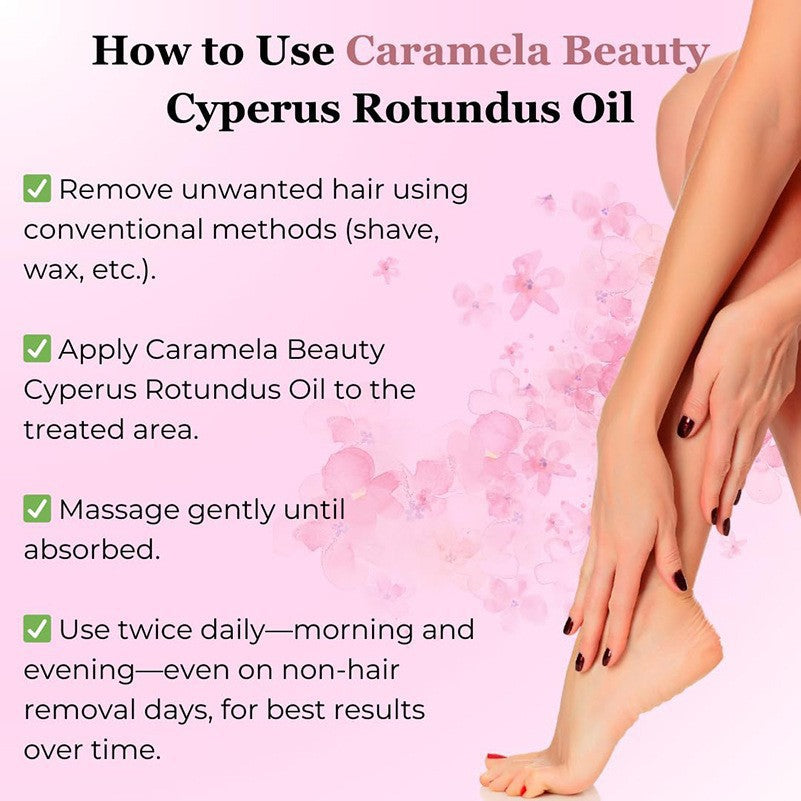 Cyperus Rotundus Hair Removal Oil – 60ml