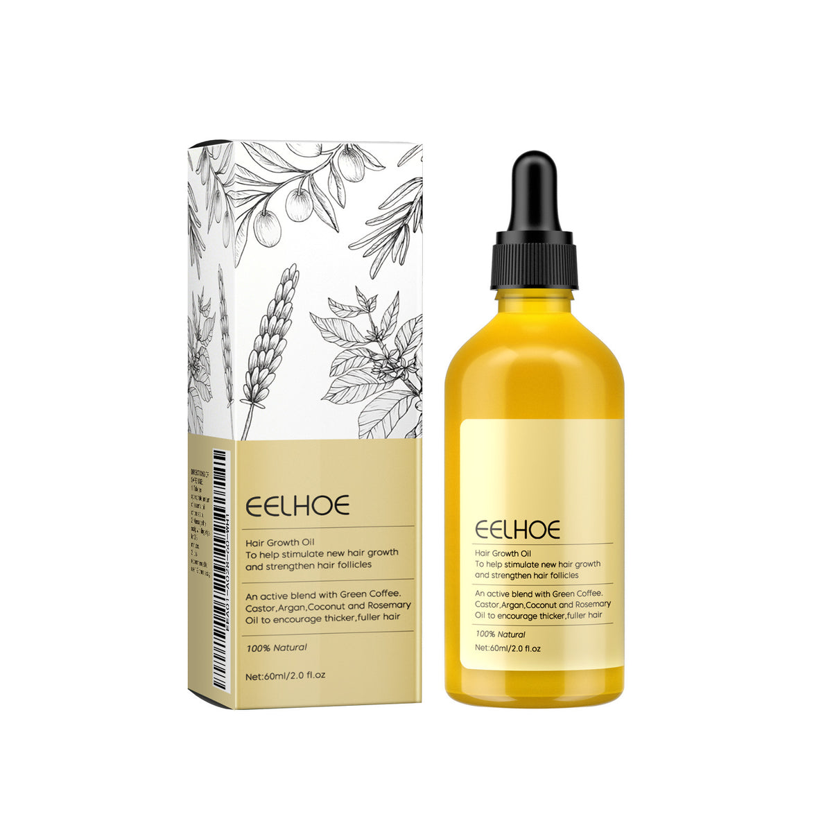 Rosemary Hair Oil for Smooth, Shiny Hair – 60ml