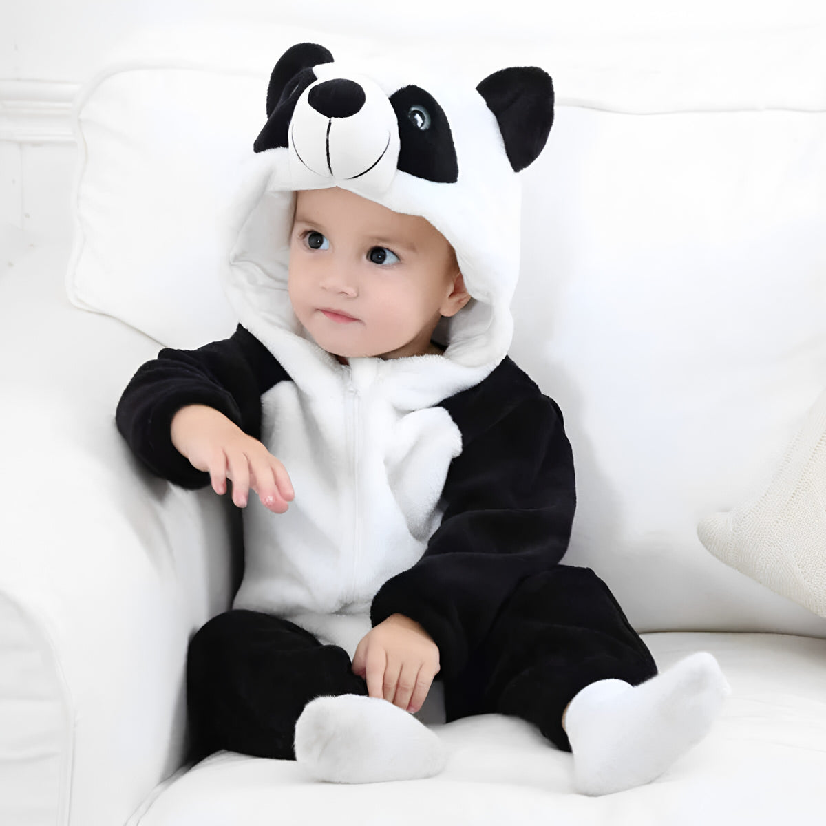 Baby Animal Pyjamas Hooded Onesie