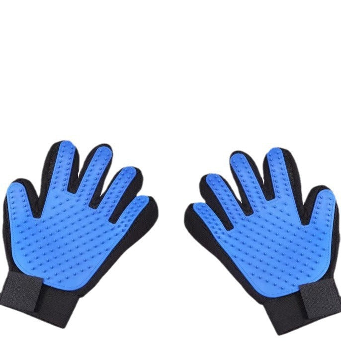 Soft Pet Bathing and Grooming Glove for Cats and Dogs